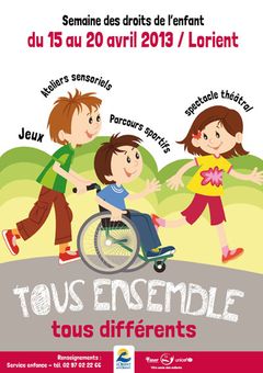 affiche Tous ensemble Tous différents